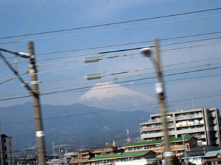 車中からの富士山