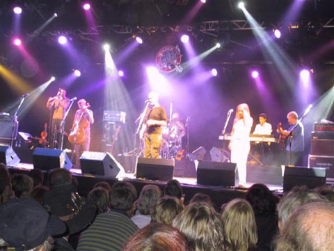 Cara and Sam with The Oysterband